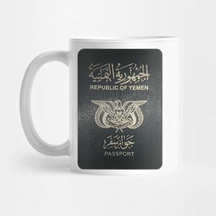 Yemen Passport Mug